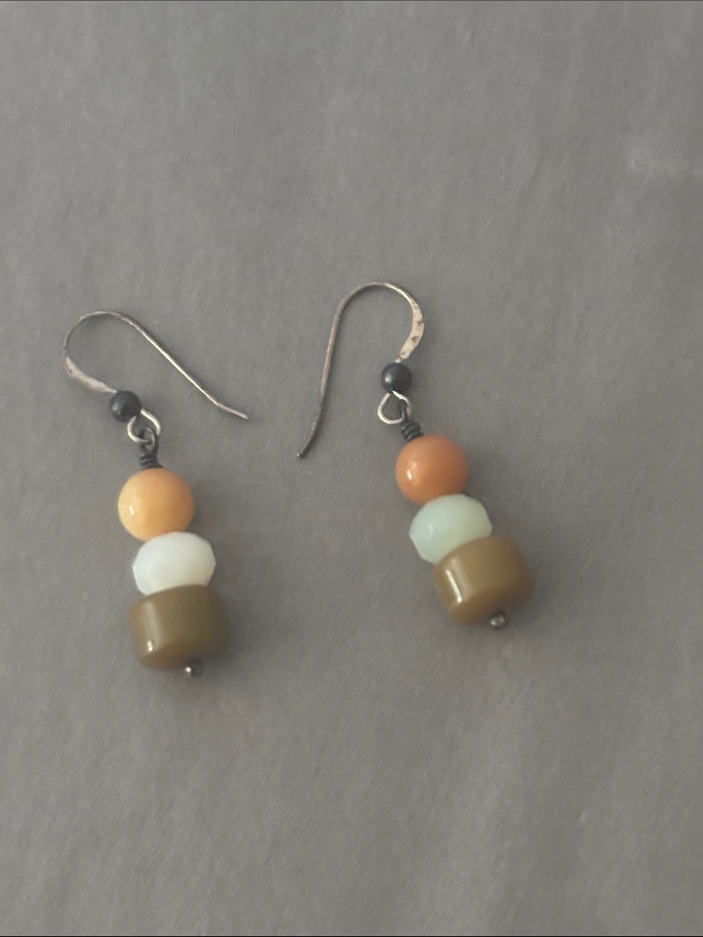 Stone earrings